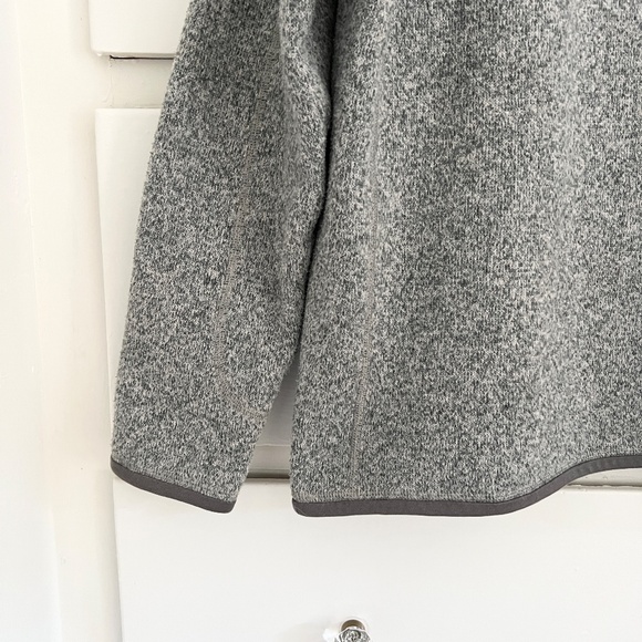 Patagonia Men's Better Sweater 1/4 Zip Fleece Pullover in Gray Size Medium - Picture 5 of 7